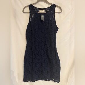 Abercrombie & Fitch Navy Lace Dress